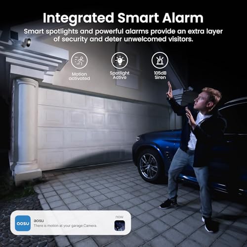 aosu 2K QHD Solar Security Cameras Wireless Outdoor System, 2-Cam-Kit - image 8