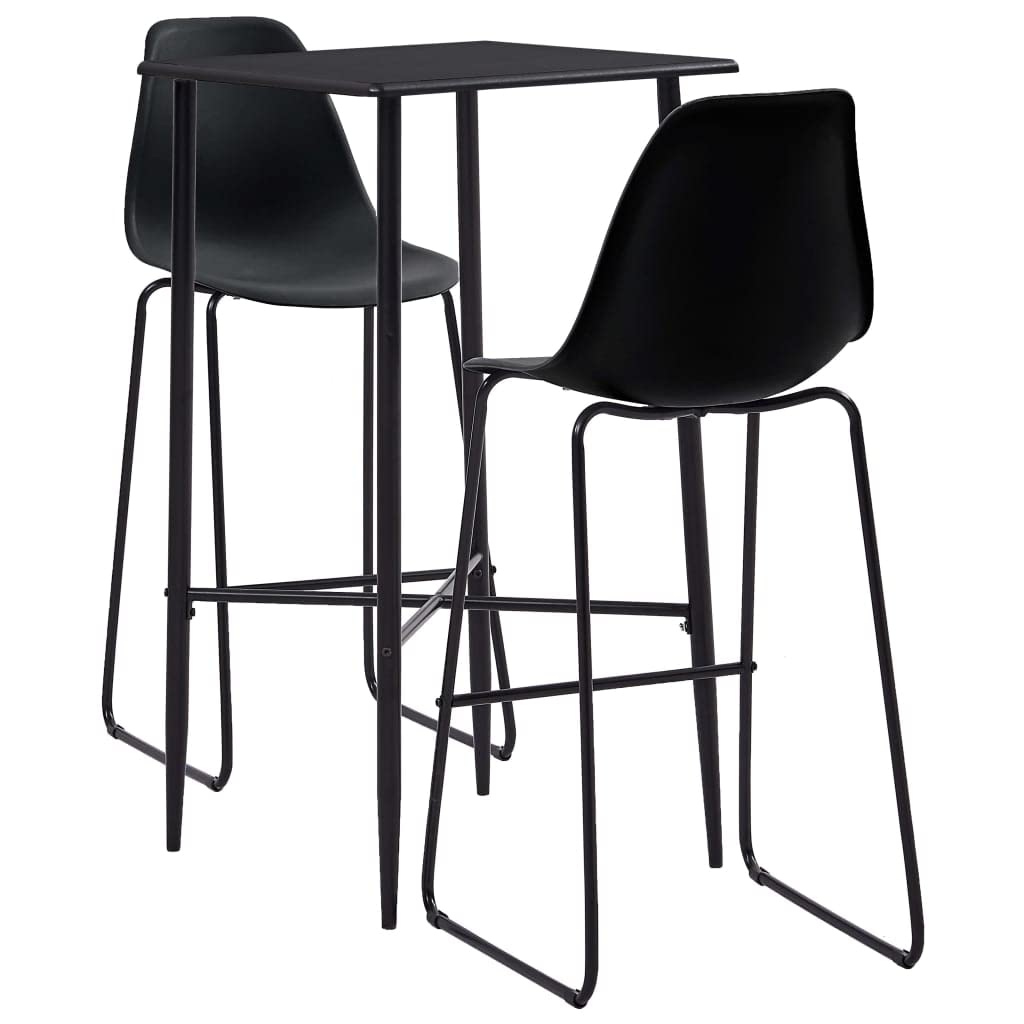 Ensemble de table et chaises de jardin en plastique résistant et facile à nettoyer