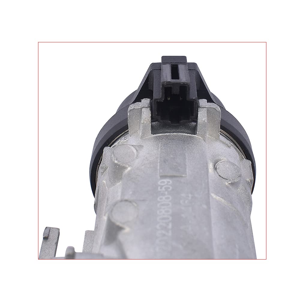 Cilindro de Cerradura de llave de Encendido Compatible con Pasat G0lf Sha-ran Bee-tle 0ctavia Le0n A3 Q3 1K0905865 1K0905851B