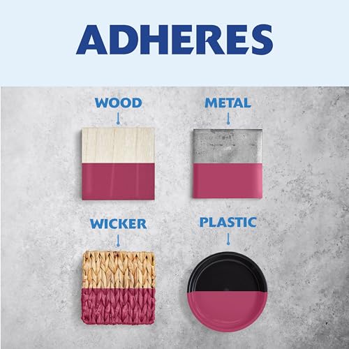 Rust-Oleum Painter's Touch 2X Ultra Cover Spray Paint, Satin Magenta | Indoor and Outdoor Surfaces (Metal, Wood, Plastic), Fast Dry, Durable, Sprays from Any Angle, Comfort Tip, Oil Based - image 5