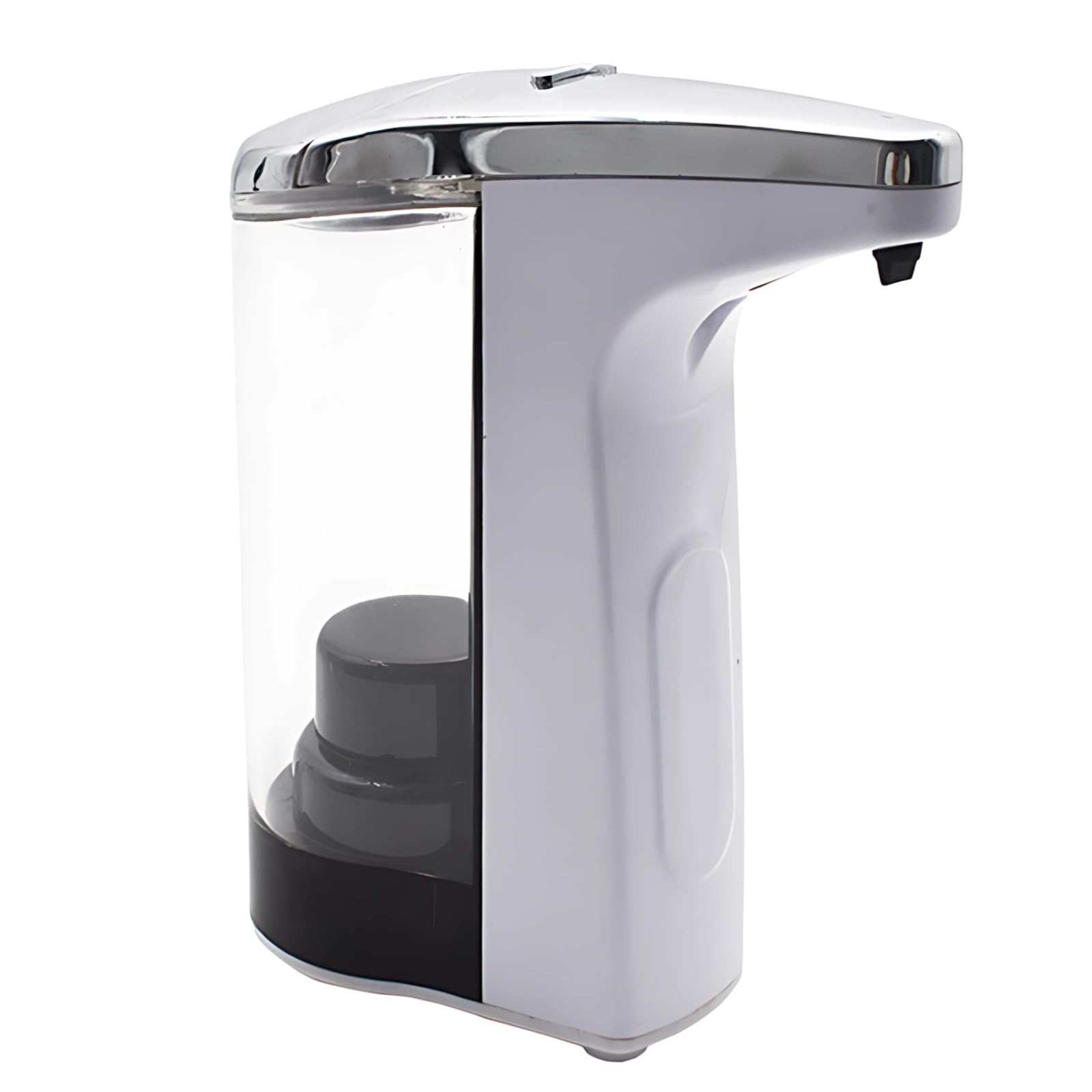 Dispenser automatico di sapone liquido, senza contatto, capacità 250 ml, regolazione a 5 livelli, alimentazione a batteria, materiale ABS PC per cucina e bagno