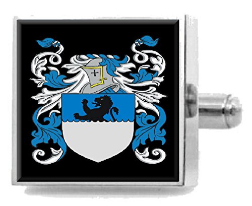 Clip para corbata Mcneil Scotland con escudo familiar en relieve y acabado elegante