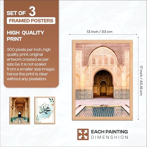 Image of NoWorries Wall decor Paintings for Office Decor and Home Decor /Framed Paintings for Home Wall, living room decoration - (Synthetic Wooden Frame)(Framed Poster Multicolor) (IS - 3, 13x17 inches)