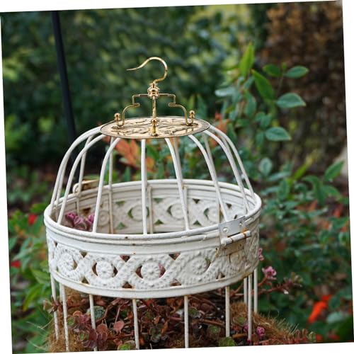 Crochet pour suspendre cages à oiseaux HEMOTON fixation stable esthétique