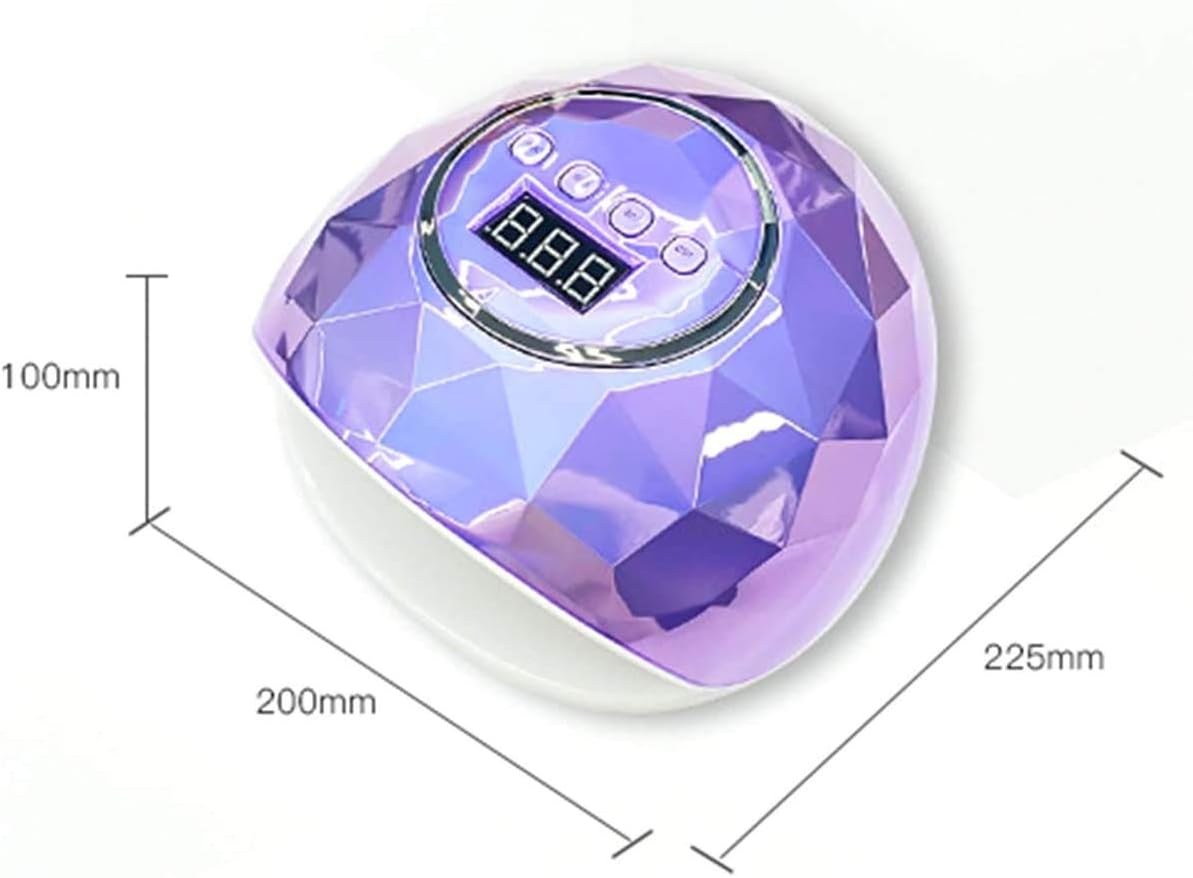 LED Nail Lamp， 4 Timers Fast Gel Nail Dryer Portable Curing Lamps Auto Sensor Profession Nail Tools