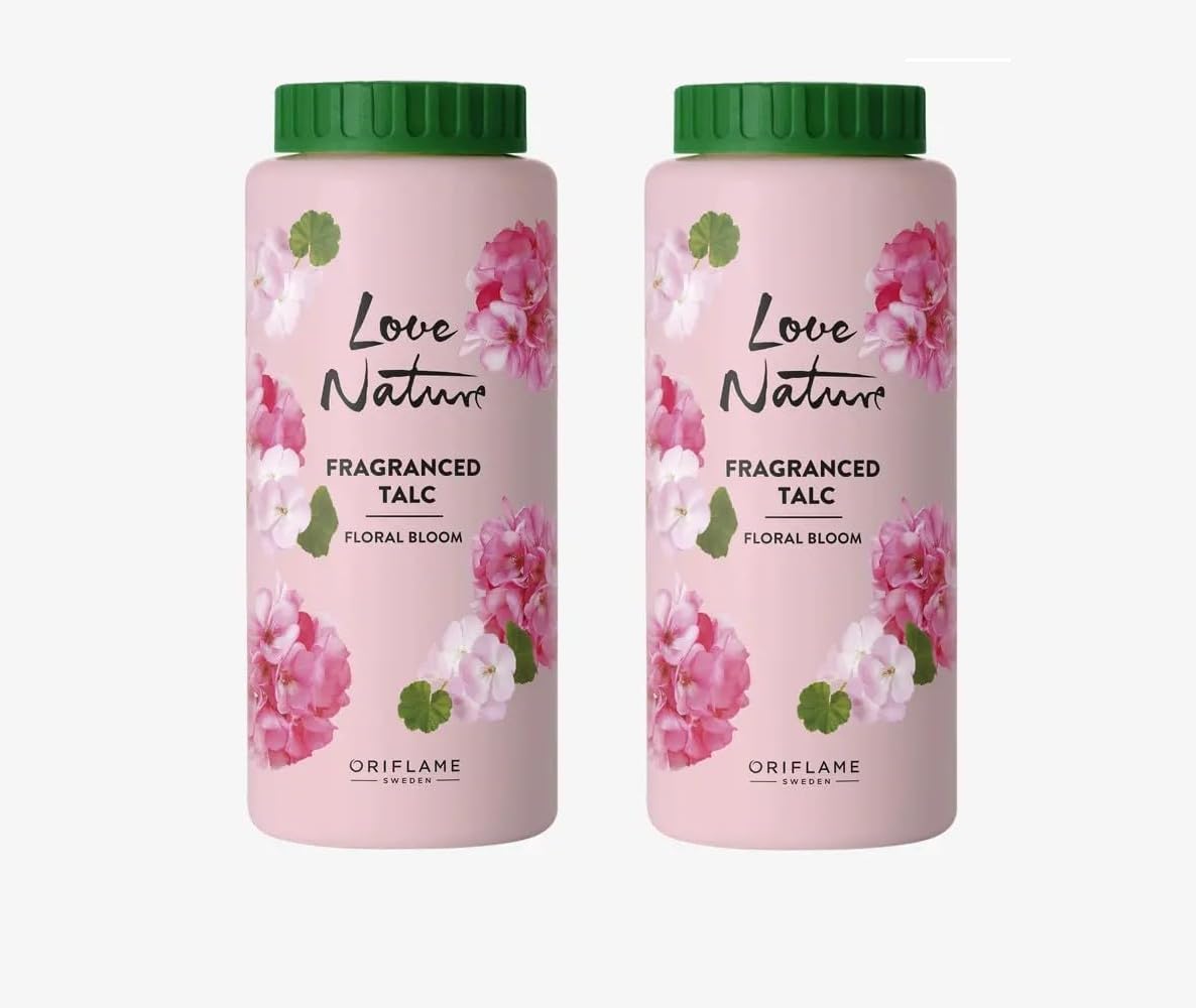 Oriflame Love Nature Fragranced Talc, Floral Bloom Scent, 100g, Pack of 2-image-46