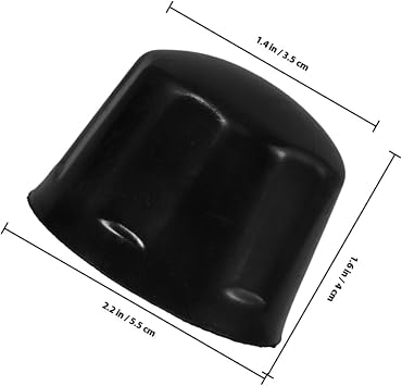 2pcs Rubber Wheel Caps for Atv and Golf Cart Tire Rim Hub Covers Easy to Install Sturdy Rubber Hub Caps for Vehicle's Wheels Practical Solution and Replacing