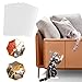 YISKY Protecteur de Rayure de Chat, 6 Stickers Transparent Protecteurs de Meubles Contre Les Chats, Protection Anti-Griffures Canapé, Protections Anti-Griffes Autocollantes pour Meubles