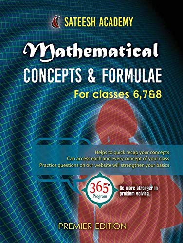 Mathematical Concepts & Formulae for classes 6,7 & 8