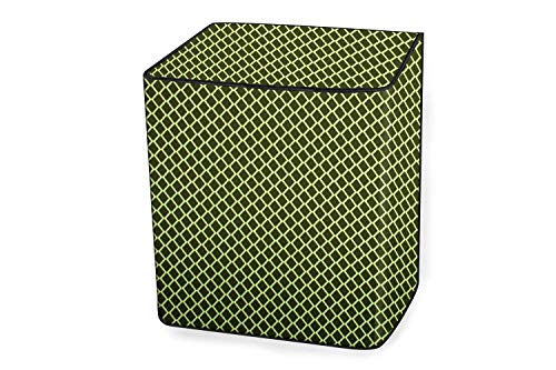 Image of Stylista Waterproof and Dustproof Polyester Washing Machine Cover Compatible for Godrej 10 Kg Semi-Automatic Top Loading WSEDGE NEO 100 5.0 PB3 SLGR, Check Military