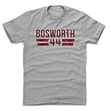 500 LEVEL Brian Bosworth Shirt (Cotton, XX-Large, Heather Gray) - Brian Bosworth Font R