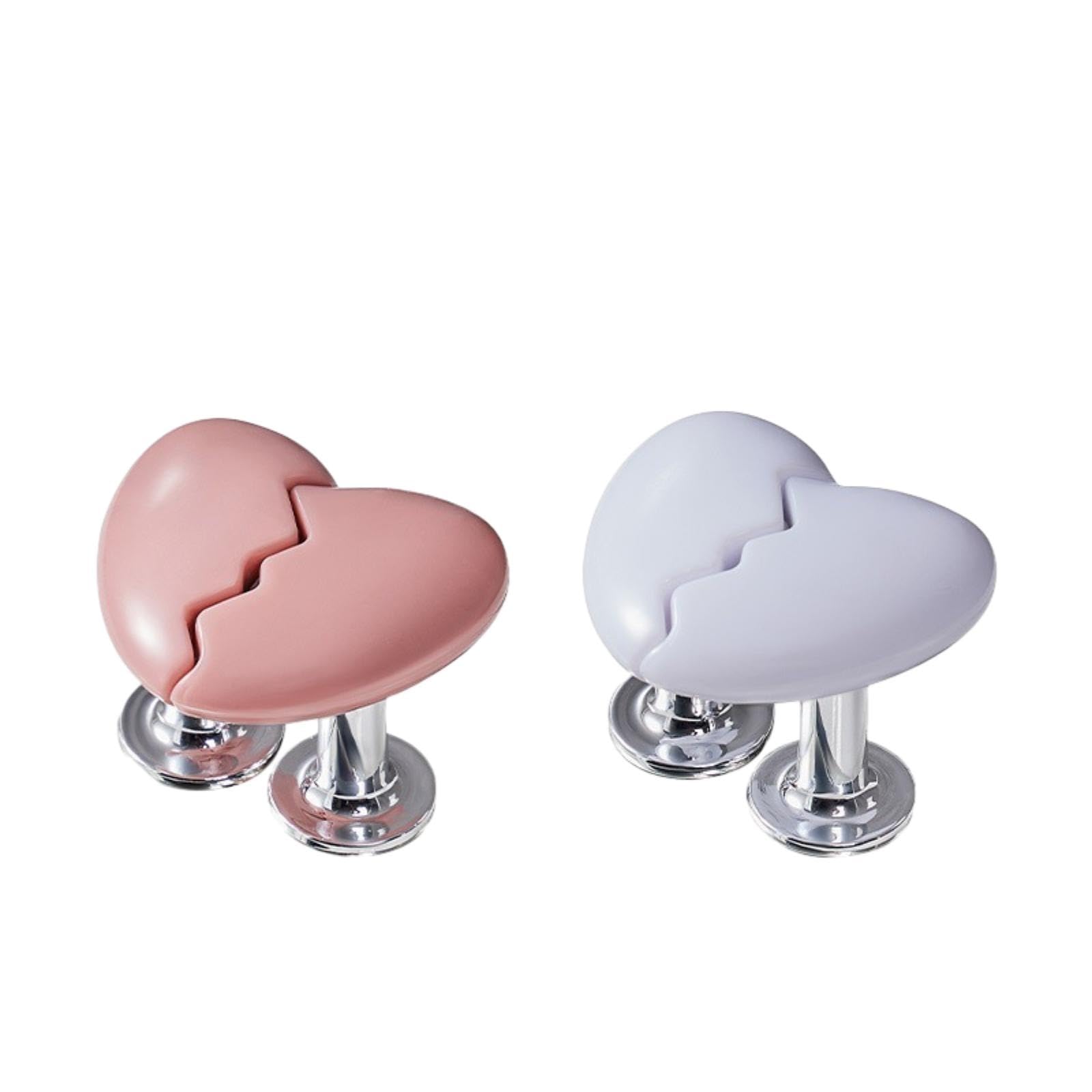 AENZA Toilet Button, Toilet Flush Button Pusher, Love Heart Toilet Button，Heart Shaped Toilet Button Assistant Tool, Toilet Button Press Top Toilet Push Button Flush (2 pcs)