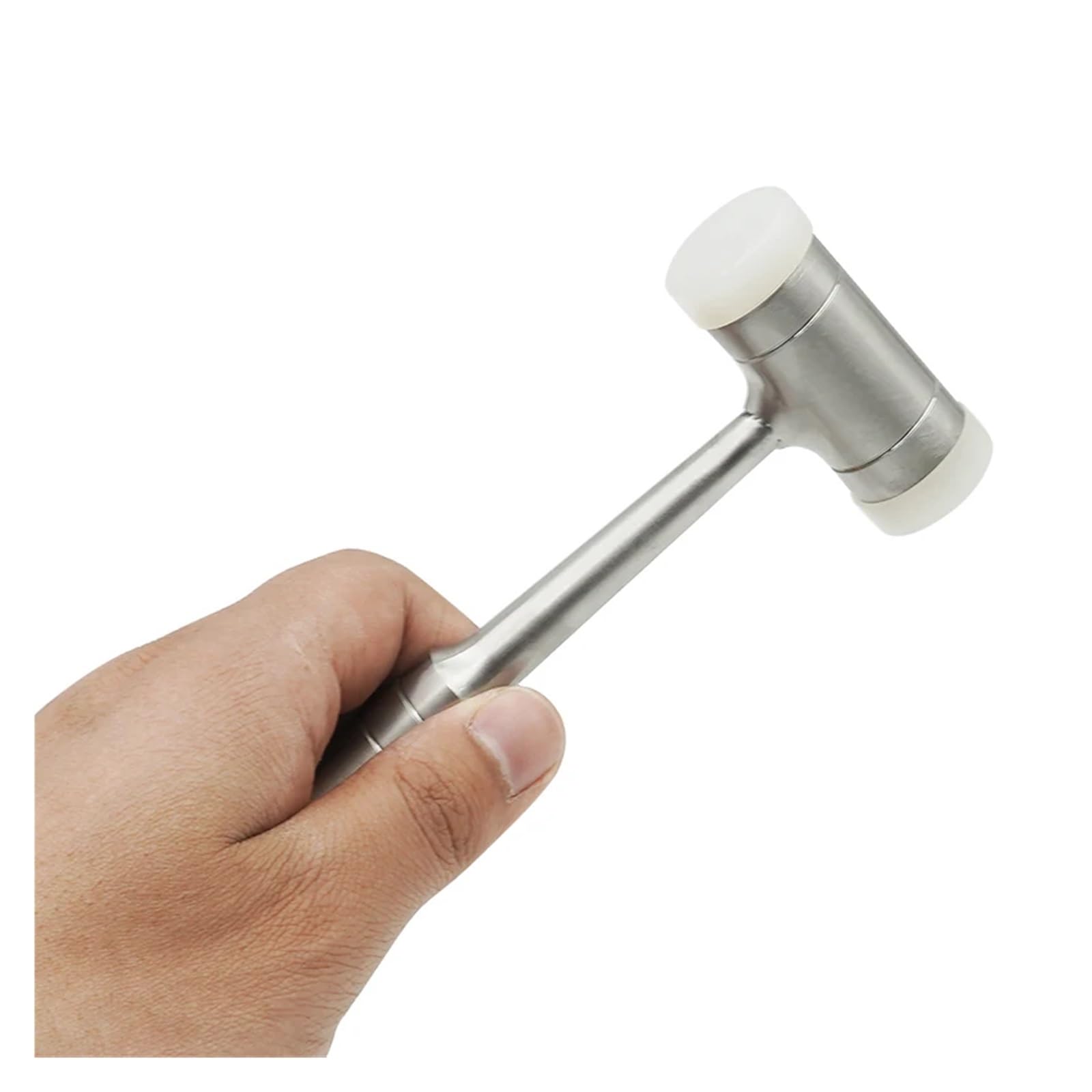 Marteau à os dentaire en Nylon à Double tête, poignée en acier inoxydable, outil d'extraction chirurgicale des dents, Autoclave, équipement de dentiste 1 pièce fangzi