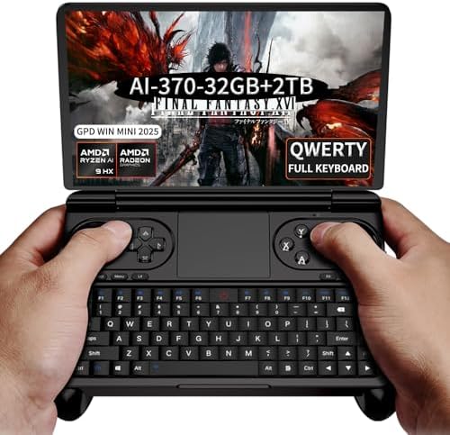 LANRUO GPD Win Mini 2025 [AMD AI 370-32GB+2TB] 7 Inches Mini Hand...