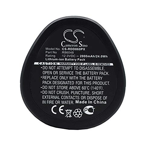 LULUVicky Battery For Power Tools, 2000mAh Voltage12.0V Power Tools Battery For 3520 3526 4932 BLL12C BS12C BS12C2 (Color : Black, Size : 84.97 x 51.04 x 47.57mm)