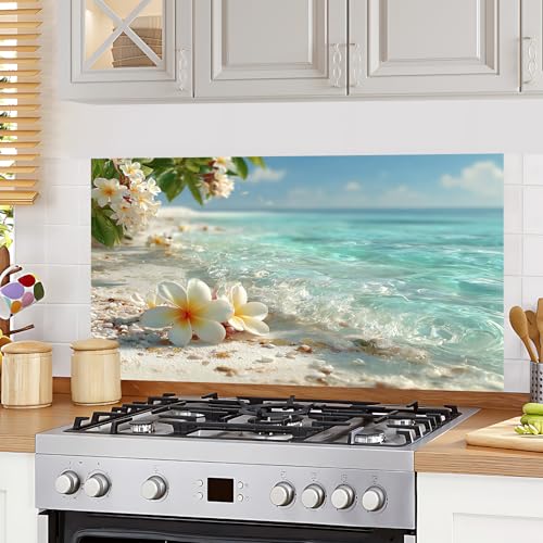 AOHMPT Kitchen Wallpaper 30"x16" Stove Backsplash Stickers Water-Resident Peel and Stick Decals Backsplash Wall Protector Film Removable Paper for Cupboard (MAI-X3060)