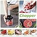 Bonsenkitchen 4-in-1 Immersion Blender Handheld, 20 Speeds Hand Blender with Turbo Mode, Stainless Steel Blade, Egg Whisk, Beaker & Chopper Bowl, Stick Mixer for Soup, Smoothie, Puree, Baby Food