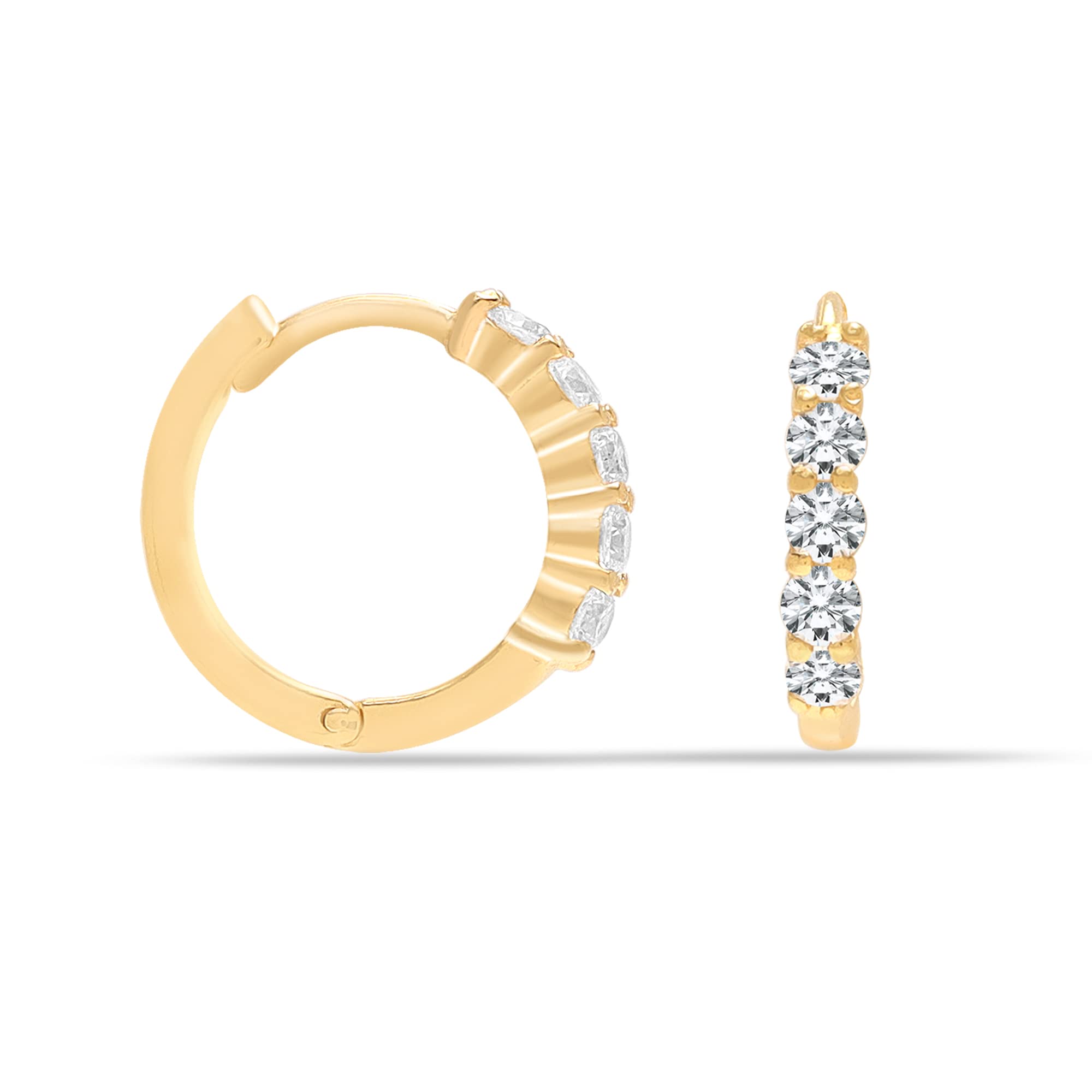 See full amazon price history chart for Amazon Brand - Nora Nico 925 Sterling Silver Gold-Plated Pave Cubic-Zirconia SMALL Huggie Hoop Earrings for Women and Girls - BIS Hallmarked Amazon Brand - Nora Nico 925 Sterling Silver Gold-Plated Pave Cubic-Zirconia SMALL Huggie Hoop Earrings for Women and Girls - BIS Hallmarked (B09VDL2RHZ) Amazon Price History, Amazon Price Tracker