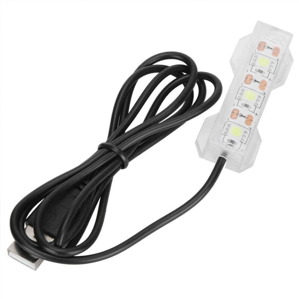 VOANZO, luz para pecera pequeña, luz Led para pecera, luz USB para Planta de Agua para Mini Acuario, pecera de Escritorio