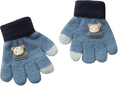 Tomorrow Baby Hand Gloves - Warm and Comfortable Knitted Gloves for 0-3 Years Old, Windproof and Flexible, Gift for Chri