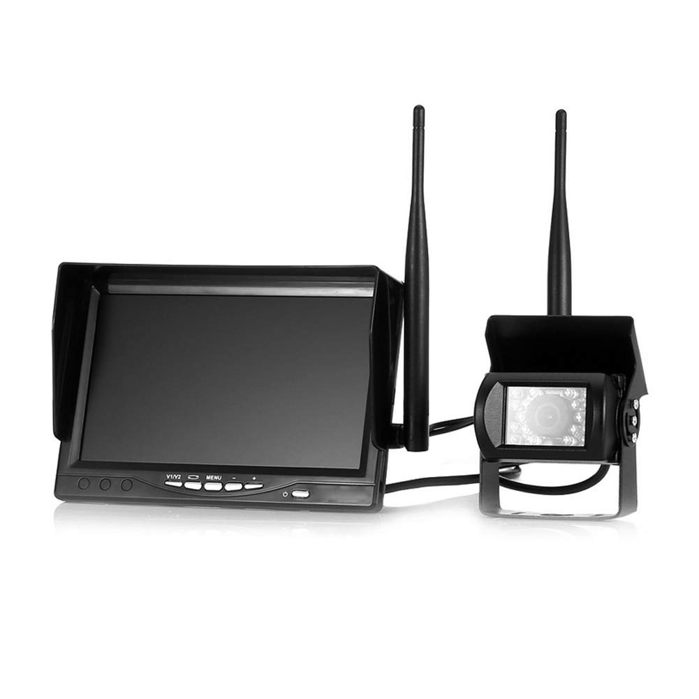 7-calowy monitor TFT LCD z kamerą AV Ekran HD Pilot na podczerwień Wyświetlacz samochodowy Dwukierunkowe wejście Uniwersalny system cofania dla ciężarówek SUV
