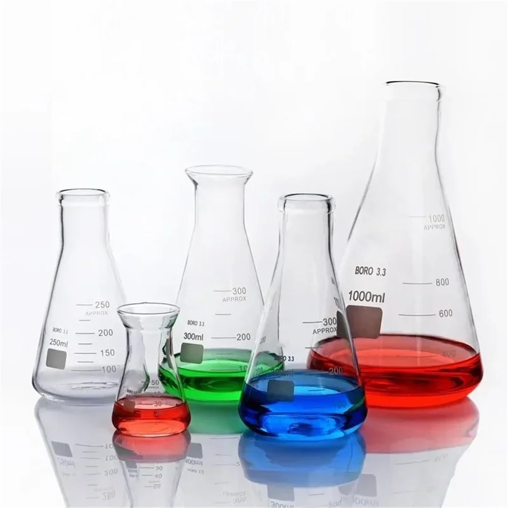 Butelka stożkowa borokrzemianu Szkło laboratoryjne stożkowe 50-5000 ml G3.3 Materiały(2000ml)