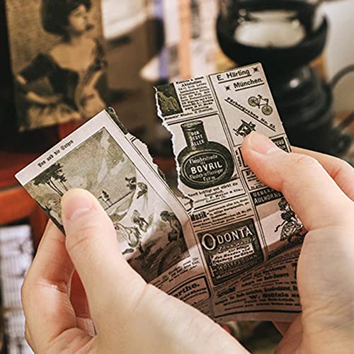 Papel Adesivos Vintage | Suprimentos para Scrapbook | Adesivos para Scrapbook | Artigos para Diário