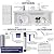iSpring FSF1 15-Stage Shower Filter Replacement Cartridge, Improves Conditions of Skin, Hair, and Nails, White
