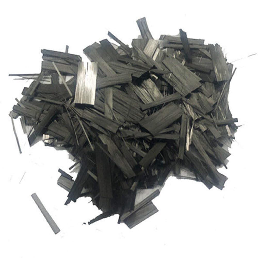 DIY 500g 10mm Short Chopped Real Carbon Fiber for Forged Forging Cover Decorate
