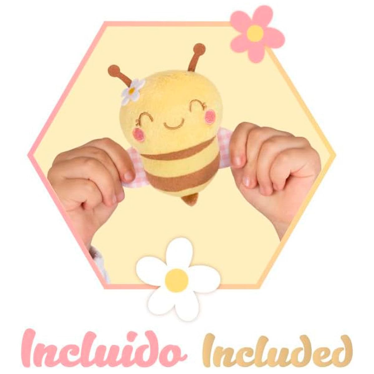 Carro de Muñecas Mi Primer Cochecito con Peluche Honey DeCuevas 86070