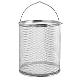 Durchmesser 14 cm Home Donatello Asparagi-Korb, Edelstahl