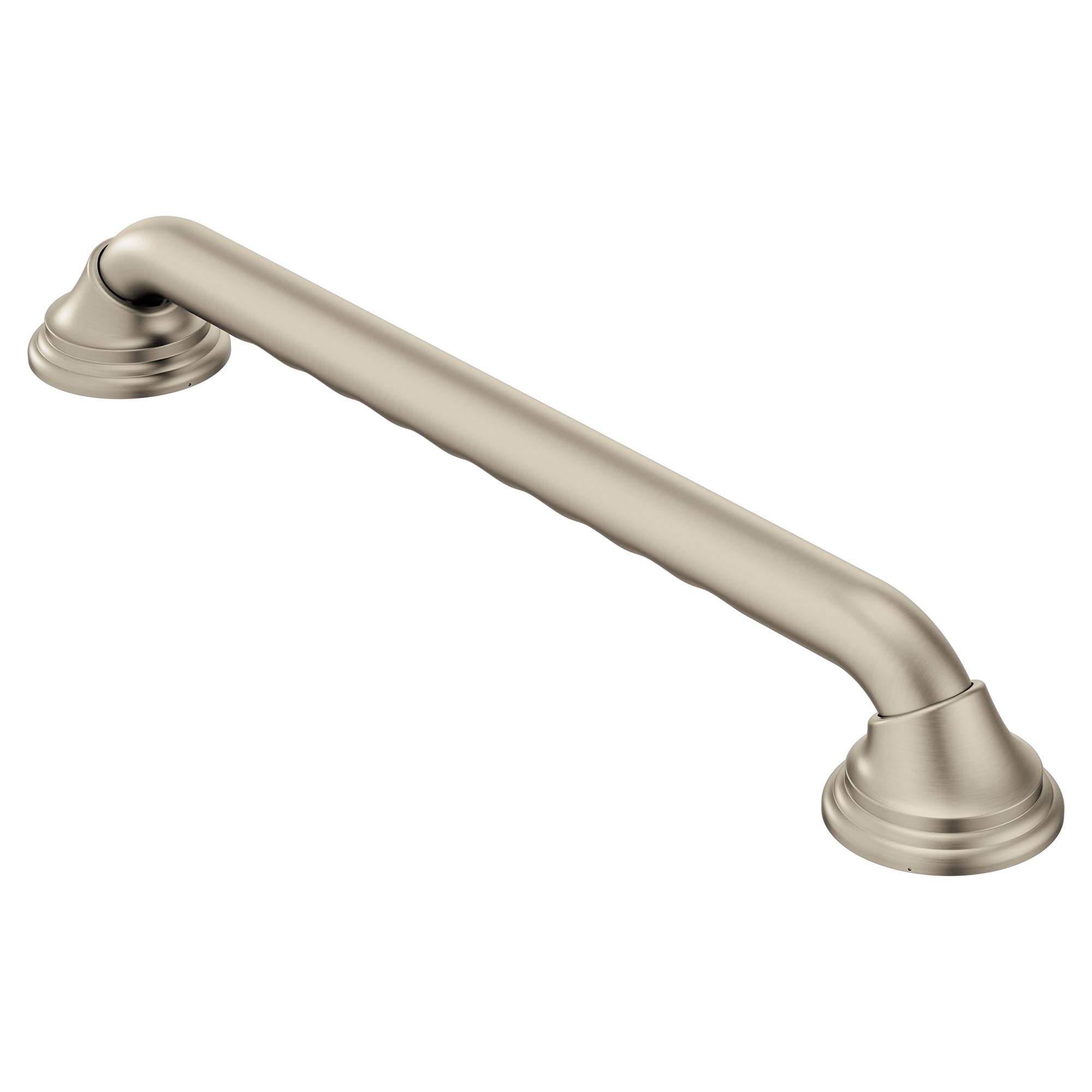 Moen LR8724D3BN Bathroom Safety 24-Inch Ultima Designer Bathroom Grab Bar, Brushed Nickel