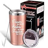 Cousins by Blood Sisters by Heart Friends by Choice Mug Tumbler Graduation Birthday Christmas Gift...