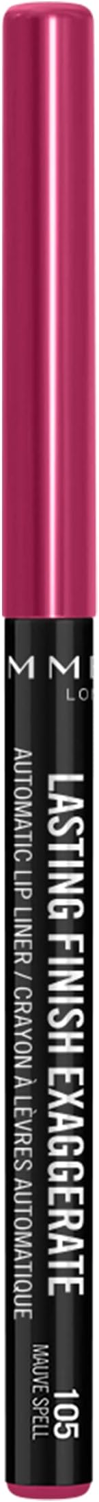 Lasting Finish Exaggerate Automatic Lip Liner - Rich, Smooth Formula, Long Lasting - 105 Mauve Spell, .01oz