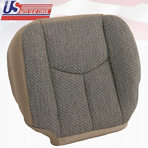2003-2007 for Chevy Silverado Work Truck Driver Side Bottom Cloth Seat Cover Tan - Image 4