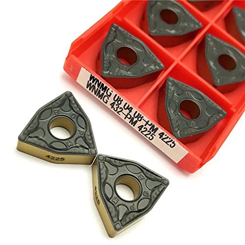 Puntas de Carburo PM4225 para Torno WNMG080408 miniatura 1