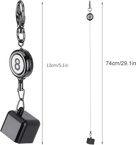 Miniatura 4 de EBTOOLS Soporte de tiza de billar, accesorio retráctil para mesa de billar y mesas de billar