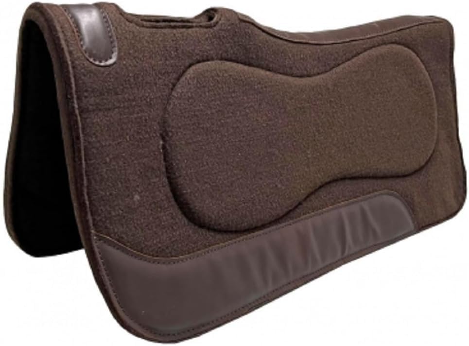 Western horse Felt Sottosella/sottosella sagomato in feltro di lana di alta qualità nelle misure 81,28 x 81,28 cm e 76,2 x 76,2 cm A15 (81,28 x 81,28 cm)