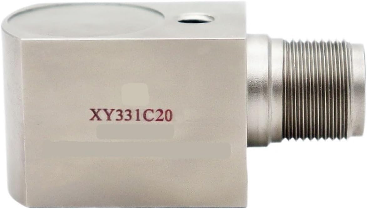 DEBLAN Piezoelectric Vibration Velocity Sensor XY331C20 Vibration Detection Module Sensor Integrated Transmitter Output: 4-20mA Range: 0-20mm/s