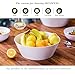 MIYOPESI 11.5-Inch Melamine Mixing Bowls (Set of 2) - Unbreakable and Reusable Large Serving Bowls, Stackable and Dishwasher-Safe - Versatile for All Meals
