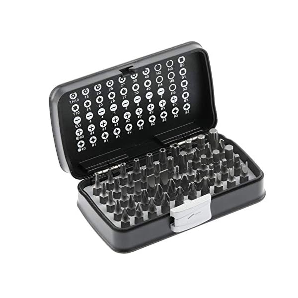 Högert Schraubendreher-Bitsatz – Schraubendreher-Bits Werkzeug Bits Schraubendreher Schraubenzieher Set Bitsatz – Silber, 1/4”, HT1R461, 50-tlg
