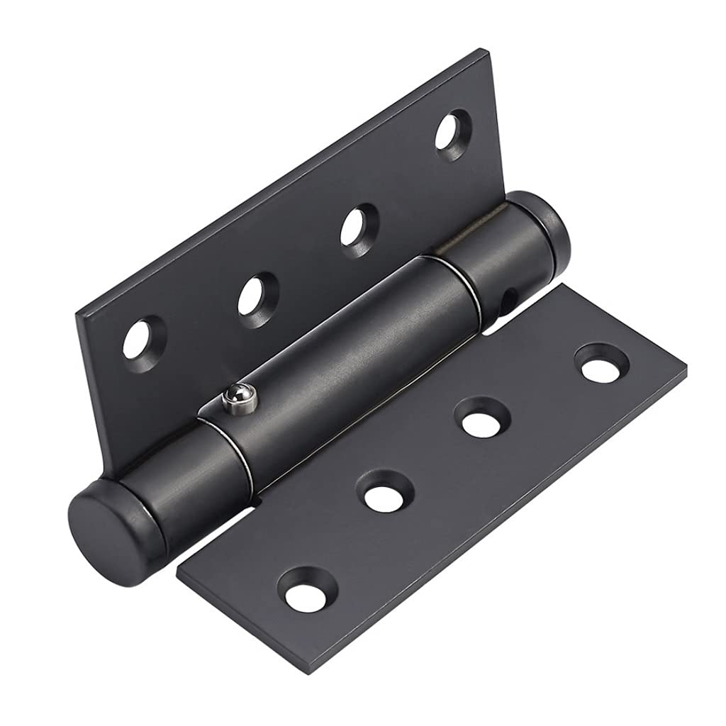 Charnières pliantes noires pour porte en bois de chambre et espace intérieur