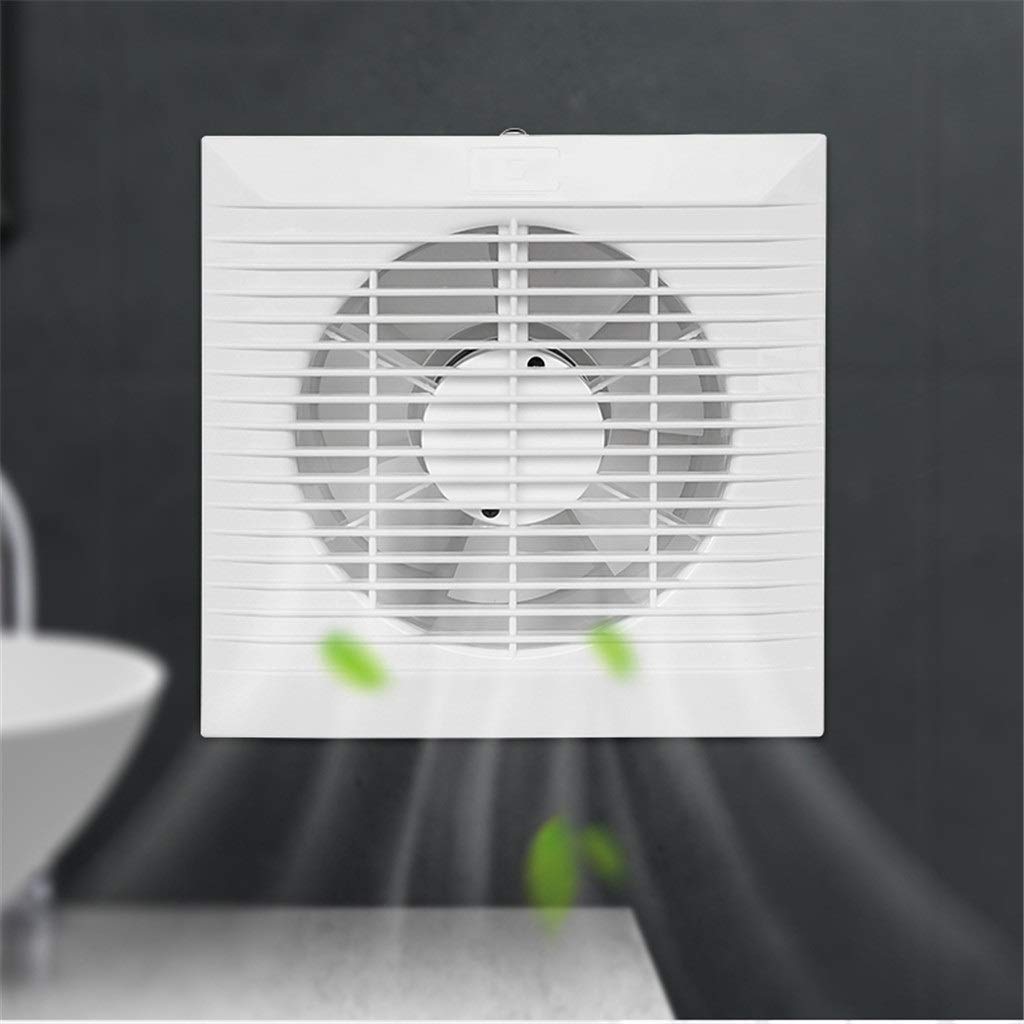 Aspiratore da Bagno, aspiratore da Cucina Silenzioso da 8 Pollici, Parete con Finestra in Vetro per Bagno/Soggiorno/Camera da Letto