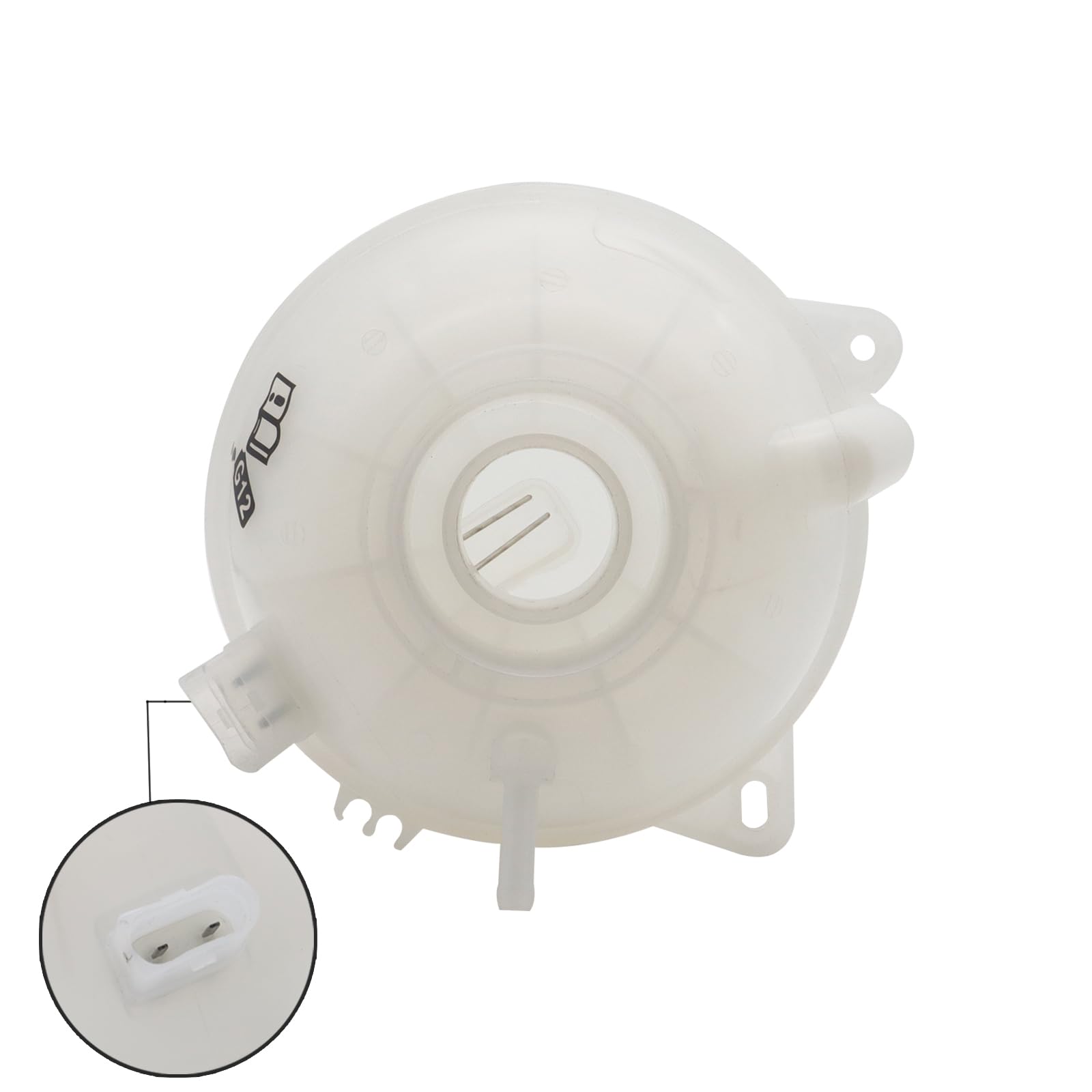 Para VW Golf 4 Bora Jetta 1997 – 2005 Audi A3 TT Seat Depósito de compensación del radiador 1J0121403B con tapa.