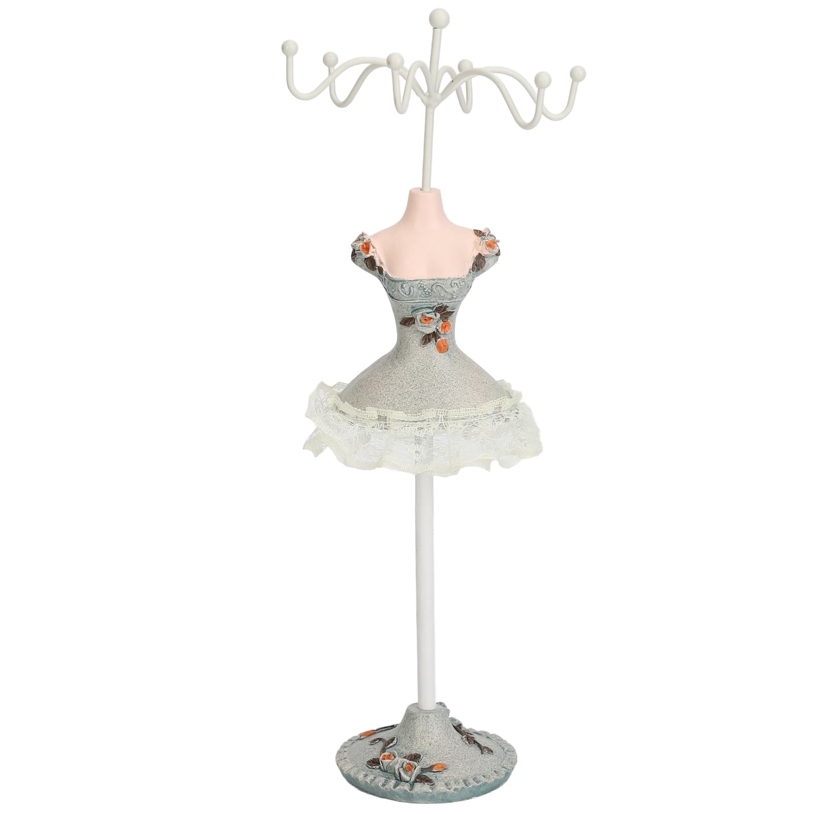 Présentoir à bijoux en fer Tissting style robe de princesse pour boucles d'oreilles