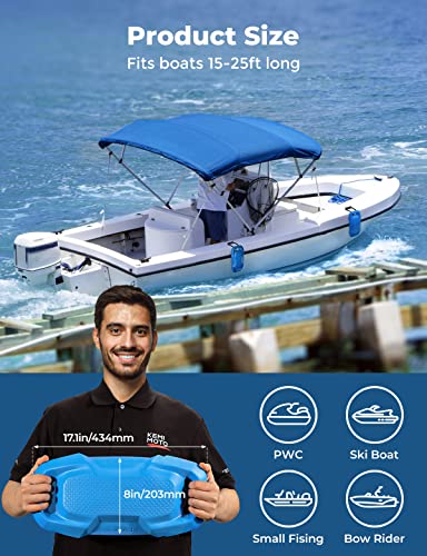 Image of KEMIMOTO Boat Fenders Boat Bumpers for Docking Upgraded Boat Fenders Bumpers, Fit for Bass Boat Jon Boat and Pontoon Boat