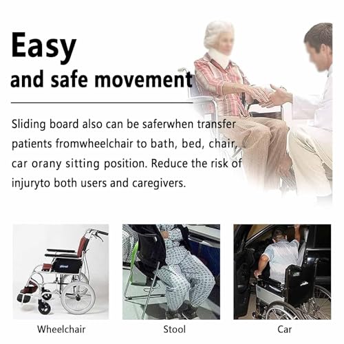 Tabla de transferencia para silla de ruedas pacientes y discapacitados 6