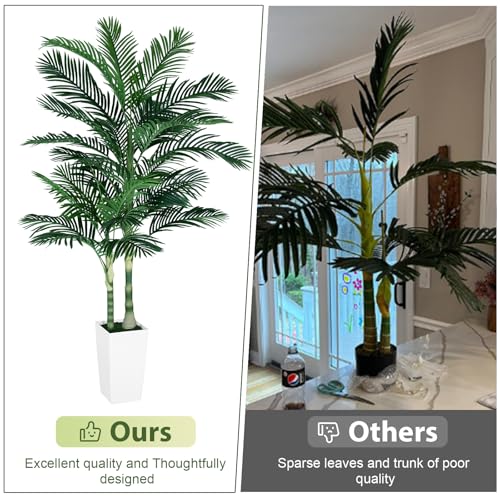 Vivatrees Golden Cane Palm Trees Artificial Indoor thumb #2