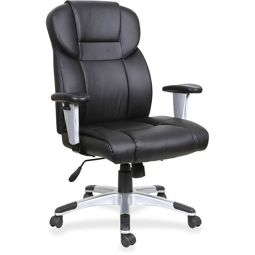 Amazon.com: Lorell Leather High-Back Executive Chair with