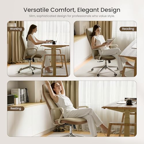 Luxury executive leather office chair